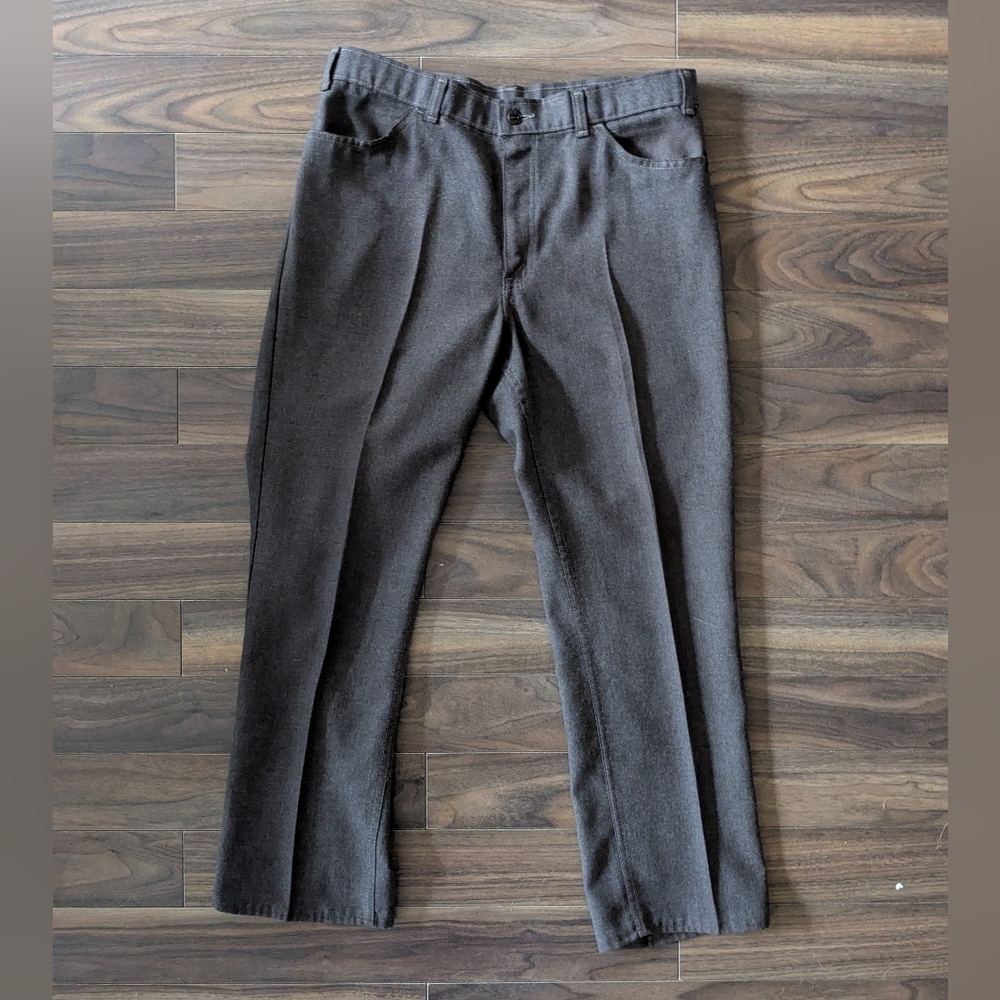 Vintage Great Western Garment Men's Brown Dress Pants